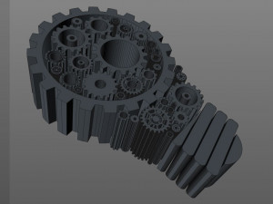 bulb gear Modello 3D