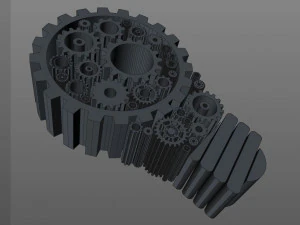 bulb gear 3D Model