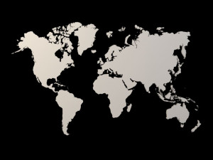 world earth extrude map 3D Модель