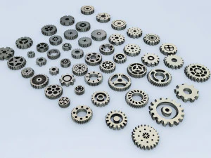 zestaw zębatek bash Model 3D