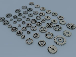 gears kit bash 3D Model