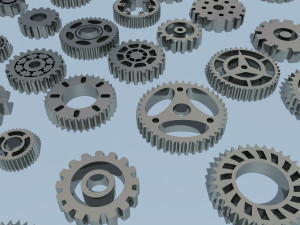 gears kit bash 3Dモデル