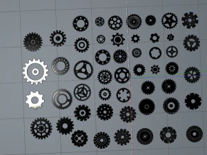 gears kit bash 3D Model