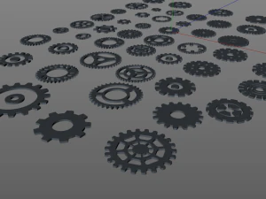 gears kit bash 3D Model