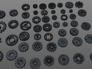 gears kit bash 3Dモデル