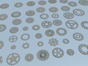 gears kit bash 3Dモデル