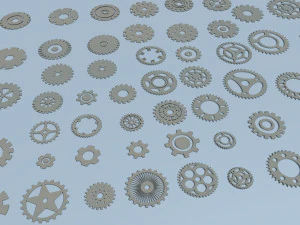 gears kit bash 3D Model
