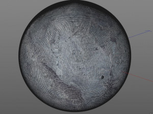 eris dwarf planet Model 3D