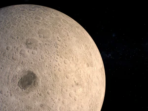 planet bulan Model 3D