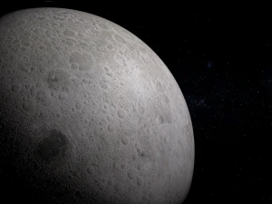 planet bulan Model 3D