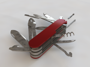 swiss knife 3D Модель