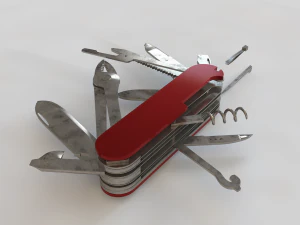 pisau swiss Model 3D
