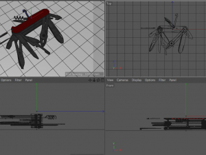 swiss knife 3D Модель