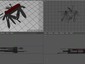 pisau swiss Model 3D