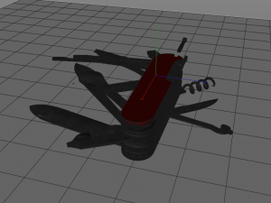 swiss knife 3D Модель