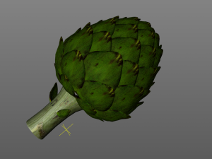 artichoke 3D 모델