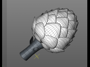 artichoke 3D 모델