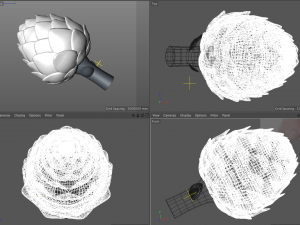 artichoke 3D 모델