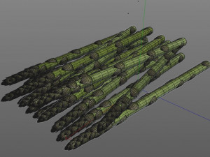 asparagus 3D 模型