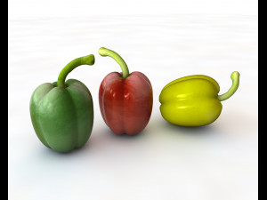 bell peppers 3D-Modell