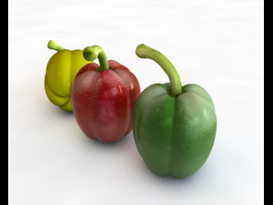 bell peppers 3D-Modell