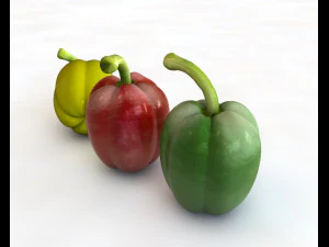 bell peppers 3D Model