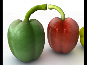 bell peppers 3D-Modell