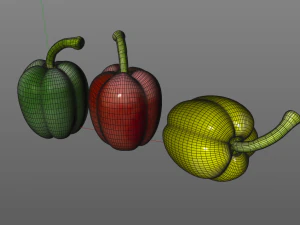 bell peppers 3D Model