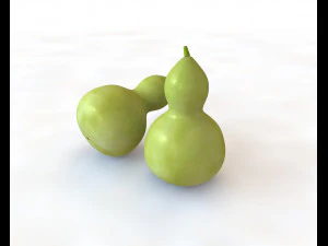 round neck gourd 3D Model