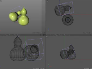 round neck gourd 3D Model