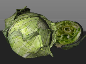 repolho verde Modelo 3D
