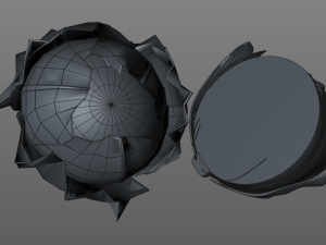 cabbage dark green Modello 3D