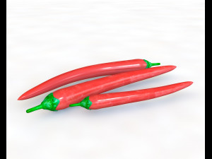 chili red pepper Modelo 3D