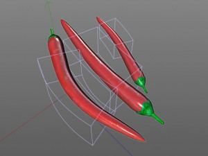 chili red pepper 3D Model
