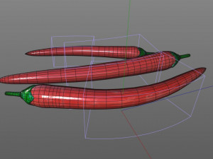 chili red pepper 3D Model
