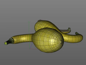 crookneck squash 3D Model