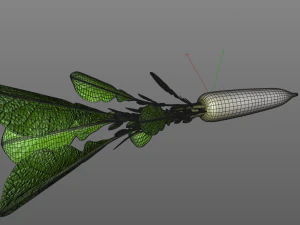 rabanete daikon Modelo 3D