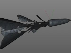 rabanete daikon Modelo 3D