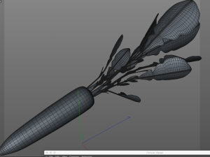 daikon radish 3D Модель
