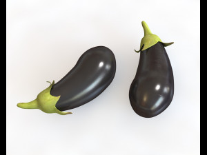 eggplant brinjal 3Dモデル