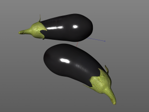 eggplant brinjal 3Dモデル