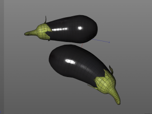 eggplant brinjal 3Dモデル