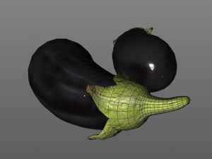 eggplant brinjal 3Dモデル