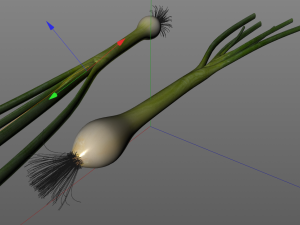 green onions 3D Модель