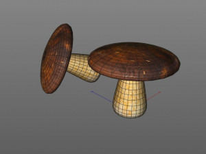 brown mushroom 3D Model