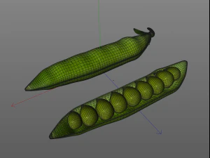 green peas 3D Model