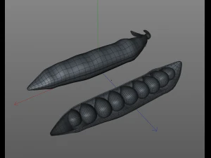 green peas 3D Model
