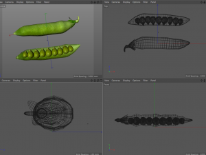green peas 3D 模型