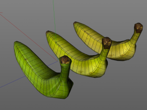 plantain yellow and green Model 3D