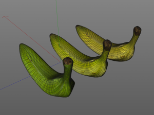 plantain yellow and green Model 3D